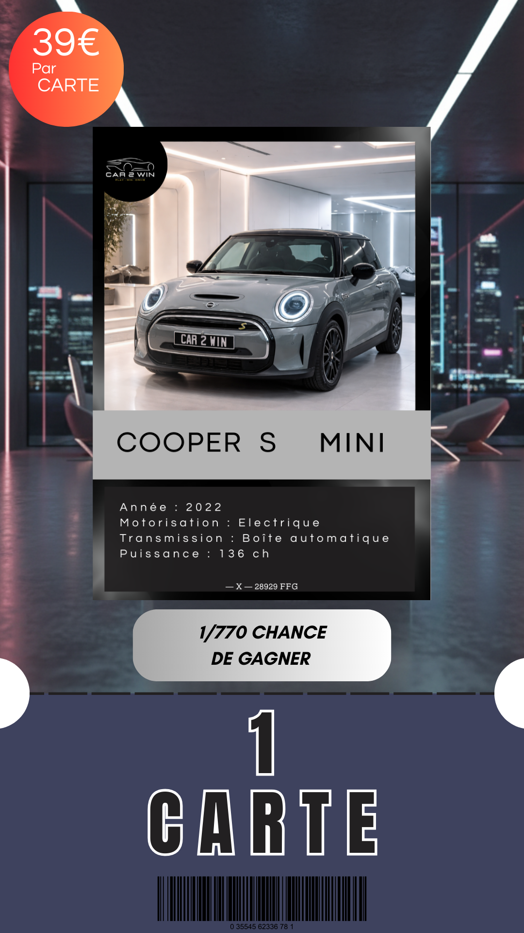 DIGECARD - Mini Cooper S